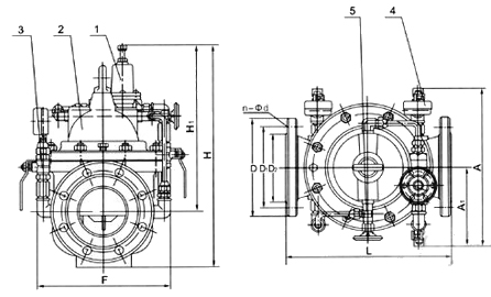 200X可調(diào)式減壓閥結(jié)構圖